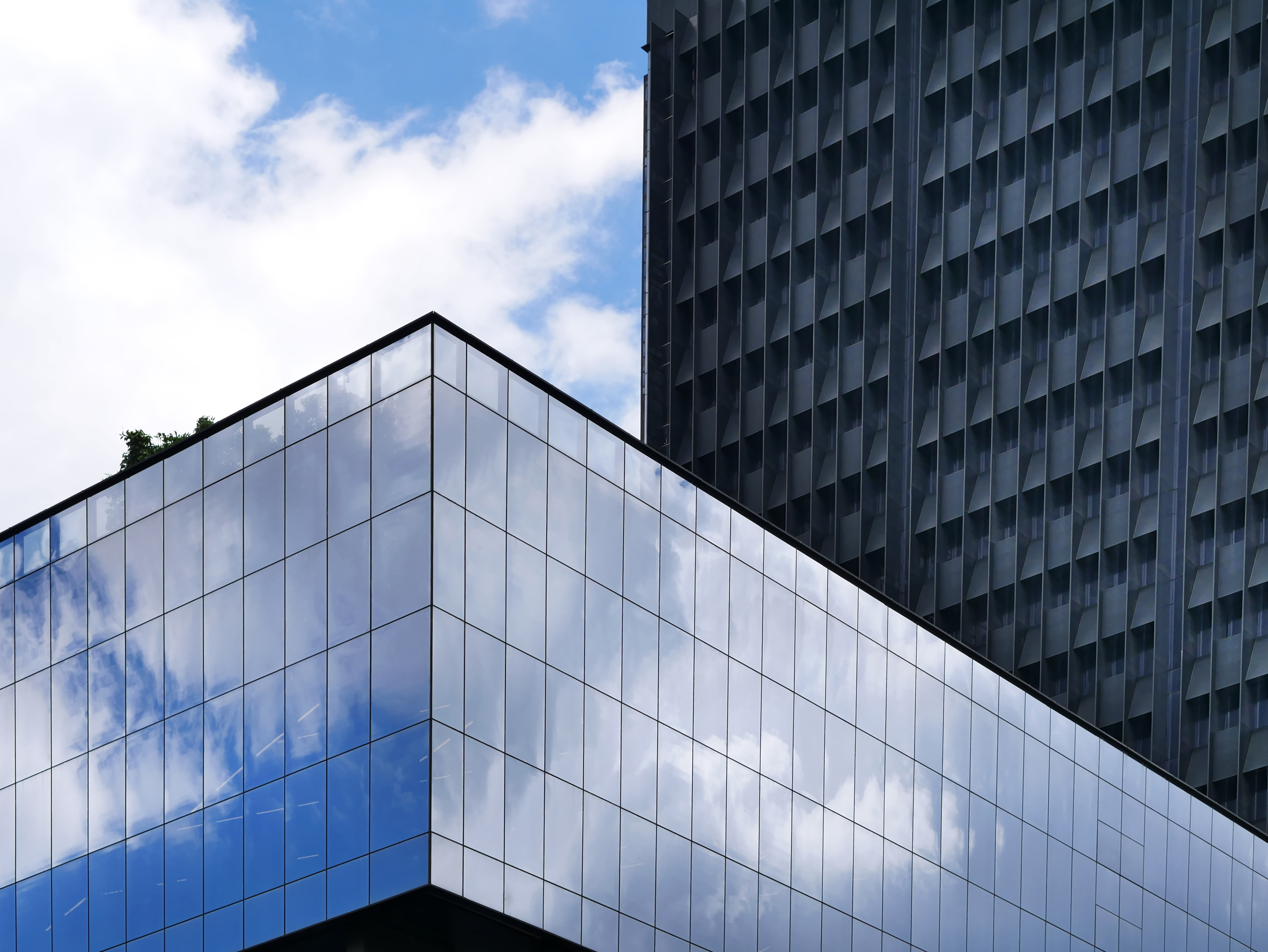 Contemporary glass office architecture